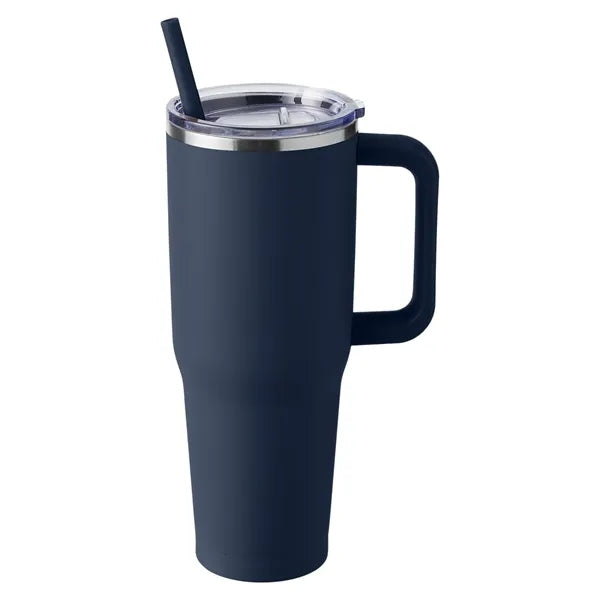 Harriton 40 oz Vacuum Insulated Stainless Steel Travel Tu...