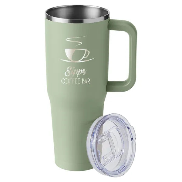 Harriton 40 oz Vacuum Insulated Stainless Steel Travel Tu...