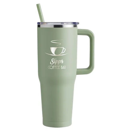 Harriton 40 oz Vacuum Insulated Stainless Steel Travel Tu...