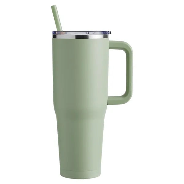 Harriton 40 oz Vacuum Insulated Stainless Steel Travel Tu...