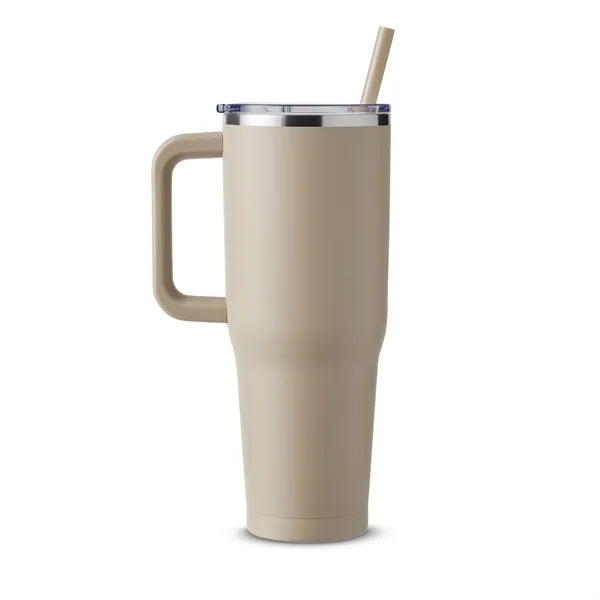 Harriton 40 oz Vacuum Insulated Stainless Steel Travel Tu...
