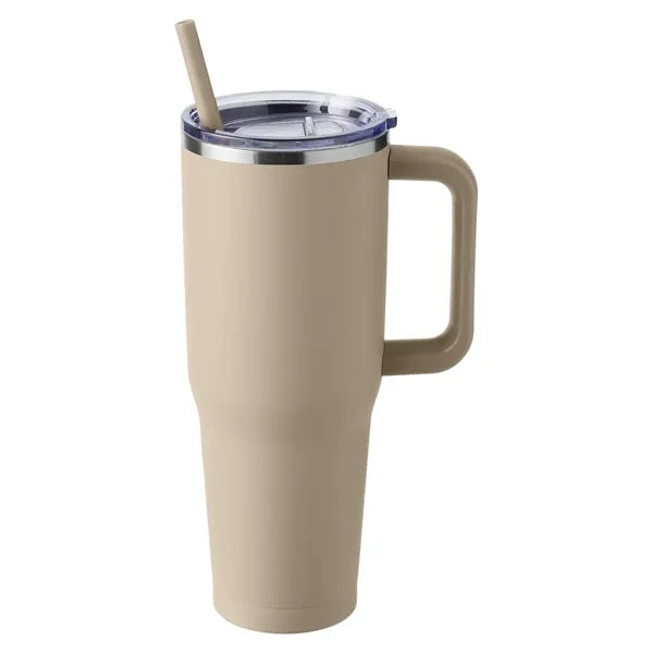 Harriton 40 oz Vacuum Insulated Stainless Steel Travel Tu...