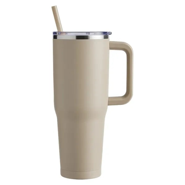 Harriton 40 oz Vacuum Insulated Stainless Steel Travel Tu...