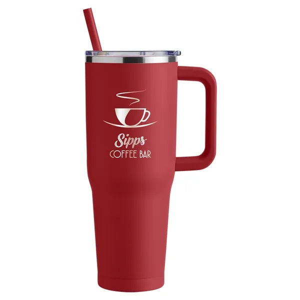 Harriton 40 oz Vacuum Insulated Stainless Steel Travel Tu...