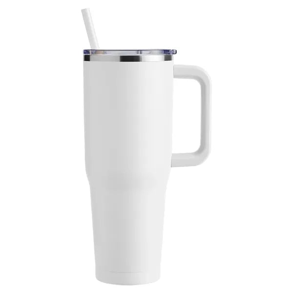 Harriton 40 oz Vacuum Insulated Stainless Steel Travel Tu...