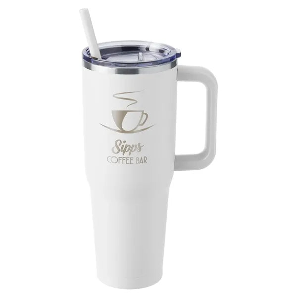 Harriton 40 oz Vacuum Insulated Stainless Steel Travel Tu...