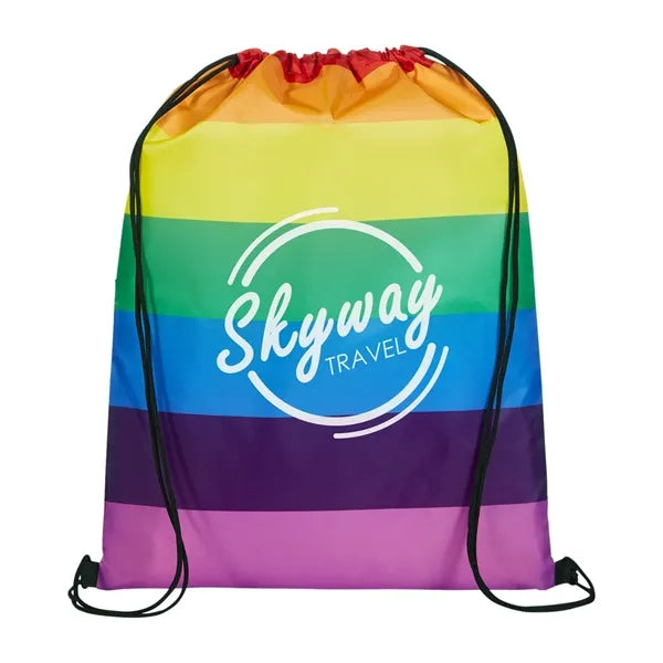 Rainbow Pride Drawstring Bag