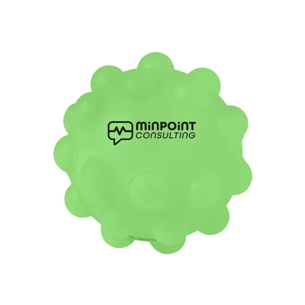 Glow in the Dark Push Pop Bubble Ball Fidget S...