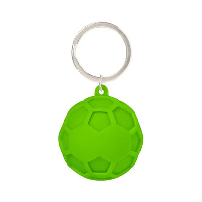 Silicone Squish Ball Keychain