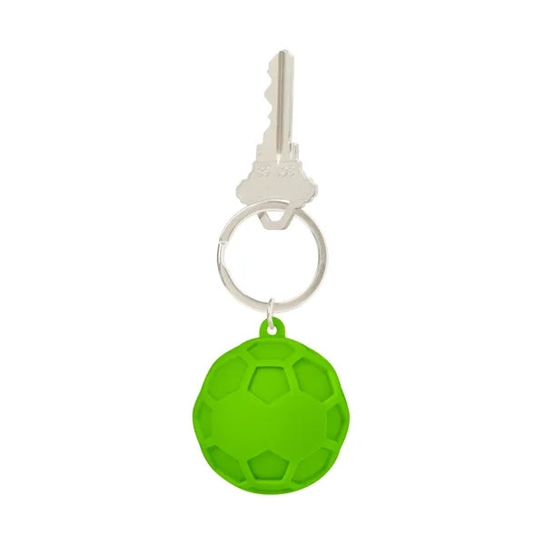 Silicone Squish Ball Keychain