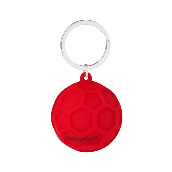 Silicone Squish Ball Keychain