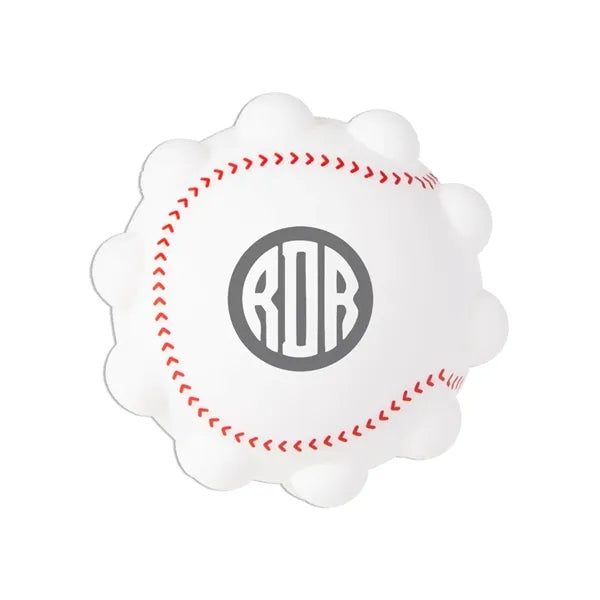 Baseball Shape Push Pop Fidget Sensory Toy