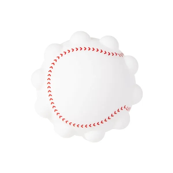 Baseball Shape Push Pop Fidget Sensory Toy