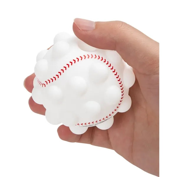 Baseball Shape Push Pop Fidget Sensory Toy
