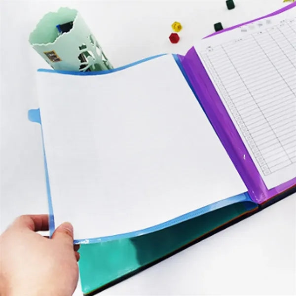 Multi-Layer A4 Rainbow Classification Page Accordion Folder