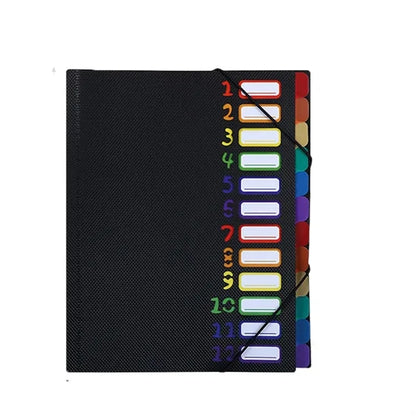 Multi-Layer A4 Rainbow Classification Page Accordion Folder