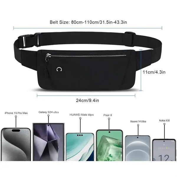 Adjustable Sports Running Waist Bag for Men & Women.