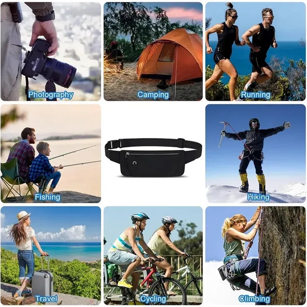 Adjustable Sports Running Waist Bag for Men & Women.