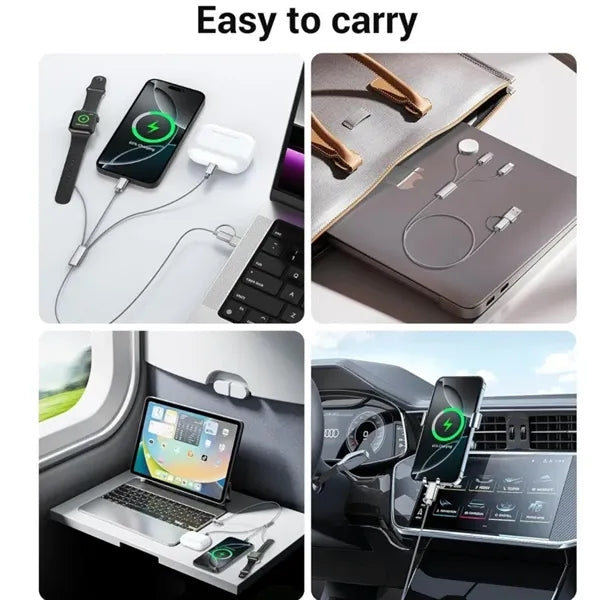 3 in 2 USB C Multi Charging Cables