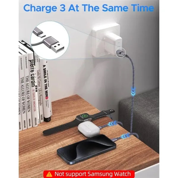 3 in 2 USB C Multi Charging Cables
