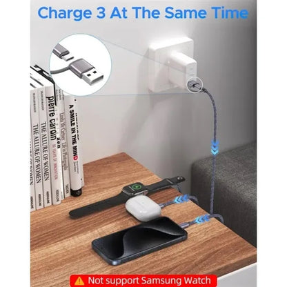 3 in 2 USB C Multi Charging Cables