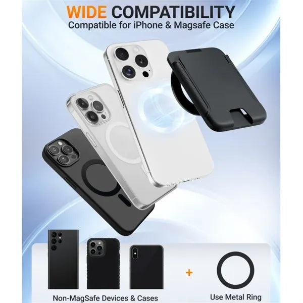 Magnetic Phone Wallet Compatible with Magsafe