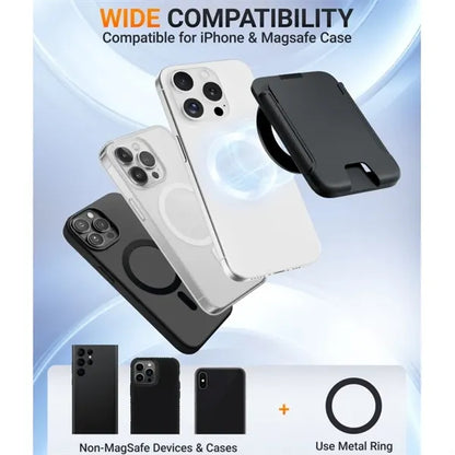 Magnetic Phone Wallet Compatible with Magsafe