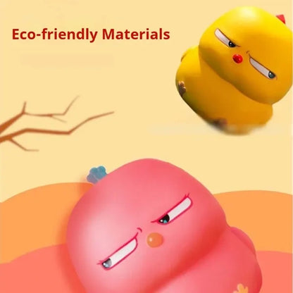 Funny chicken kids party favor stress relieve squishy toy