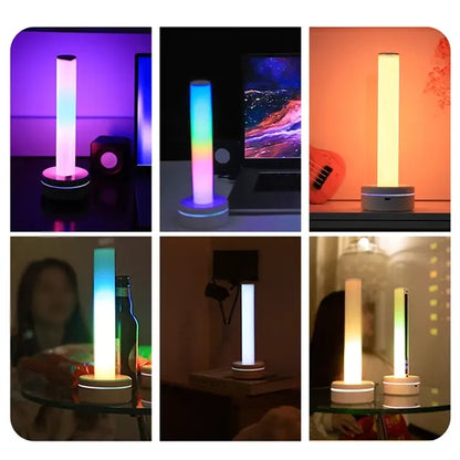 Smart music sync color-changing room party light table lamp