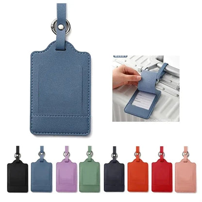 Travel Luggage Tag with Privacy Flap