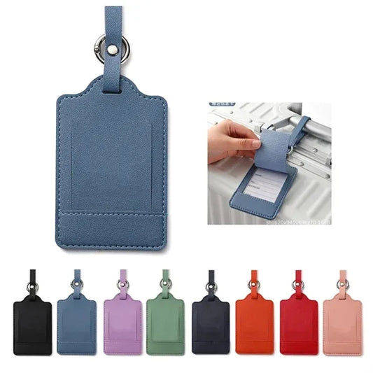 Travel Luggage Tag with Privacy Flap
