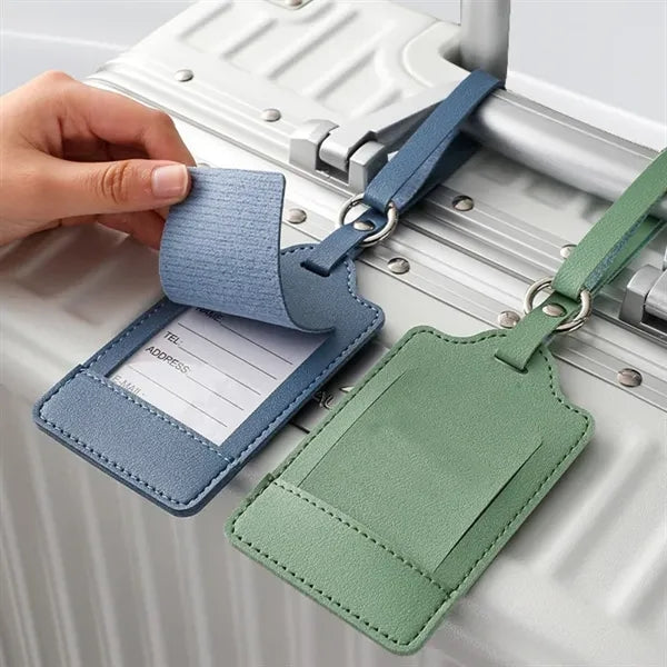 Travel Luggage Tag with Privacy Flap
