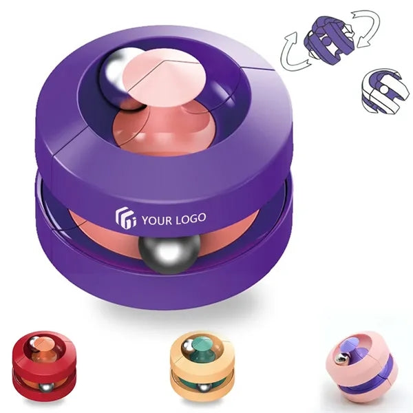 Kids adults stress relief gifts top spinning orbit ball toy