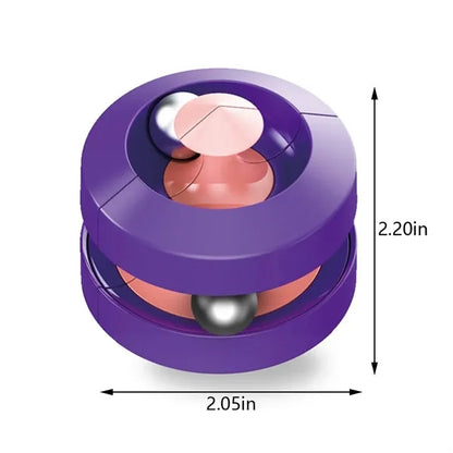 Kids adults stress relief gifts top spinning orbit ball toy