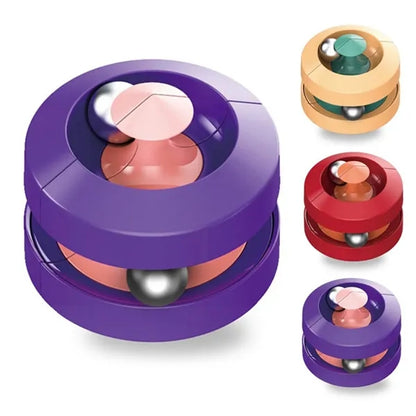 Kids adults stress relief gifts top spinning orbit ball toy