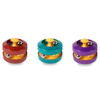 Kids adults stress relief gifts top spinning orbit ball toy