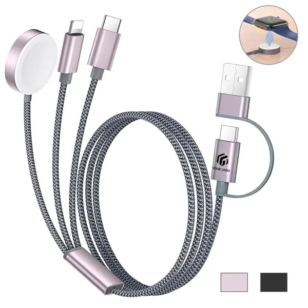 Vacation camping travel phone 3 in 2 multi charging cable