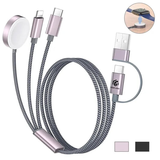 Vacation camping travel phone 3 in 2 multi charging cable