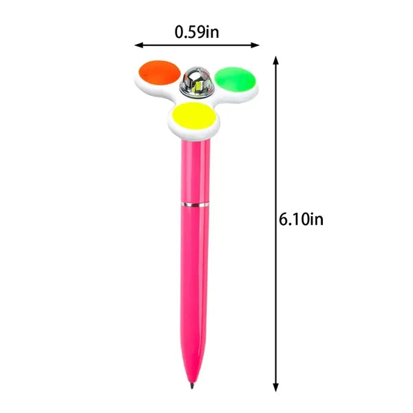 School office gifts stress relief spinner fidget toy pen