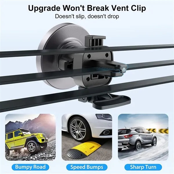 15W Smart Magnetic Wireless Car Charger for iPhone