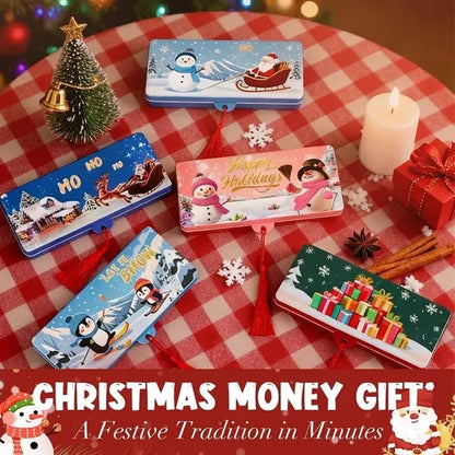 Custom holiday card holder christmas money envelope for cash