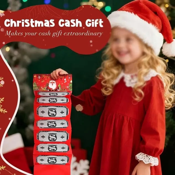 Custom holiday card holder christmas money envelope for cash
