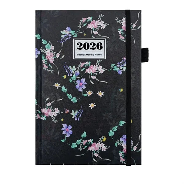 2026 Full Printing A5 PU Planner Journals with Pen Loop