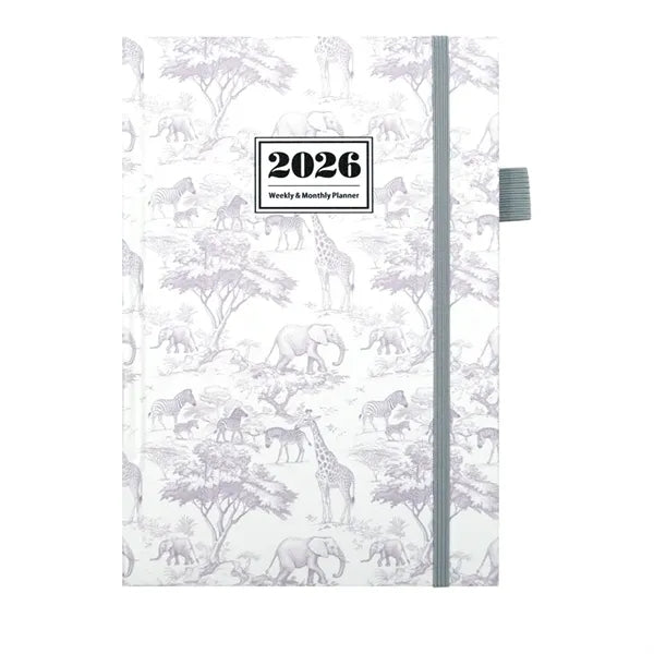 2026 Full Printing A5 PU Planner Journals with Pen Loop