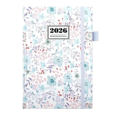 2026 Full Printing A5 PU Planner Journals with Pen Loop