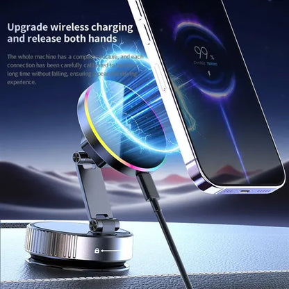 360 Adjustable Magnetic Wireless Car Charger Phone Holder