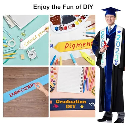 Blank Honor Graduation Sash Unisex Adult