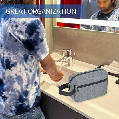 Travel portable waterproof hanging organizer toiletry bag