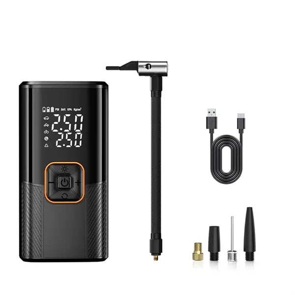 Portable Wireless Tire Inflator USB Air Pump Compressor