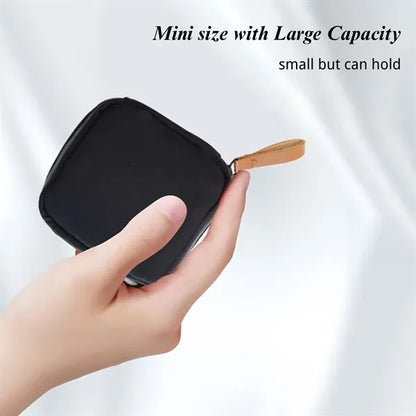 Travel portable waterproof small cosmetic pouch makeup bag